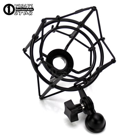 De Metal montura anti-impacto tipo araña para micrófono estudio micrófono grabación condensador soporte a prueba de golpes para Neumann C01U Pro BM 800 700 BM700 BM800 ► Foto 1/1