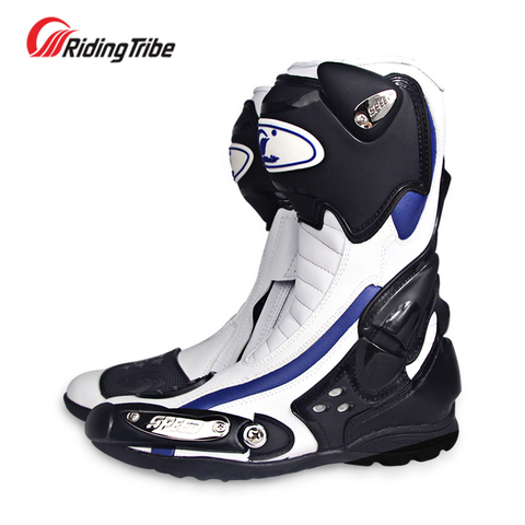 Nuevas botas de Moto de alta velocidad botas de carreras de motociclista zapatos de motociclismo de tribe botas de Motocross ► Foto 1/6