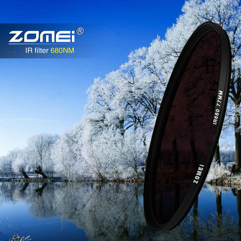 Zomei-filtro infrarrojo de rayos X para cámara Canon, Nikon y Sony, 77mm, 58mm, 67mm, 72mm, 680NM, 720NM, 760NM, 850NM, 950NM ► Foto 1/6