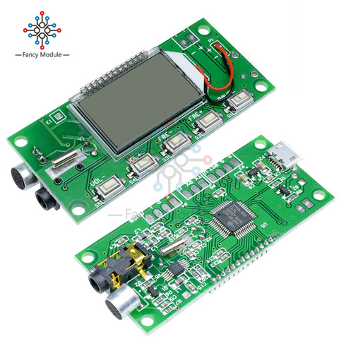 Micrófono inalámbrico Digital DSP y PLL, módulo transmisor FM estéreo 87-108MHz ► Foto 1/6