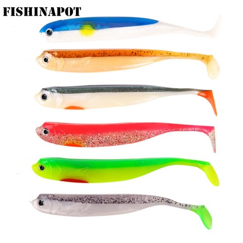 2 unids/lote nueva grande 15,9g 15cm Vivid hecho a mano señuelo suave para gusanos Artificial de cebo de pesca de la cabeza de la plantilla de pesca con mosca de caucho de silicona de pescado ► Foto 1/6