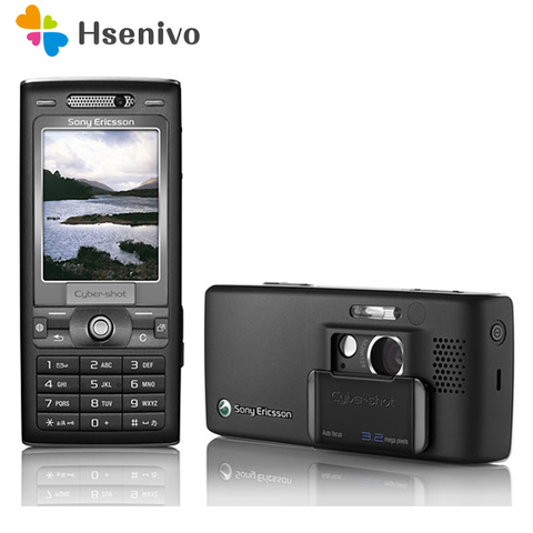 K800 Original desbloqueado Sony Ericsson K800 3G GSM tri-band 3.15MP Cámara Bluetooth FM Radio JAVA reacondicionado teléfono celular ► Foto 1/6