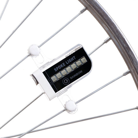 Deemount-luz led para rueda de bicicleta, lámpara de advertencia, interruptor de encendido/apagado, sensor de movimiento, 14 colores RGB ► Foto 1/1