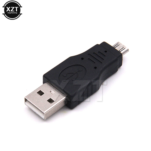 Convertidor de adaptador USB 2,0 A macho A Micro B, Cable de datos y carga para Samsung y HTC, novedad, 5p ► Foto 1/4