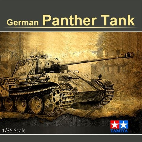 Tanque A escala 1:35 modelo de ensamblaje de tanque de pantera alemana A escala Kit de construcción colección de tanque militar DIY 35065 ► Foto 1/5