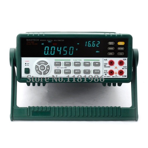 Multímetro Digital Multimetro de escritorio profesional MASTECH MS8050 rango automático multímetro superior de Banco de alta precisión True RMS RS232C ► Foto 1/6