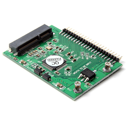 MSATA SSD a 2,5 pulgadas IDE tarjeta adaptadora, Mini PCI-E mSATA HDD convertidor como 44 Pin Laptop PATA Disco Duro Drive ► Foto 1/2