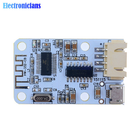 PAM8403-módulo receptor de Audio estéreo inalámbrico por Bluetooth 4,0, amplificador Digital, placa fuerte de sonido, Micro USB, 3 W + 3 W, 5V, CC, para Arduino ► Foto 1/6