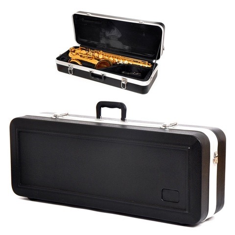 BB-funda de saxofón Tenor, caja de correa de hombro, caja de instrumentos de viento portátil, gota B tune sax, funda protectora de absorción de impacto ► Foto 1/1