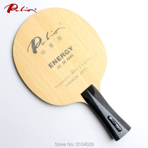 Palio-Hoja de tenis de mesa oficial energy 06, hoja de carbono de ataque rápido, para más de 40 juegos, material nuevo ► Foto 1/6