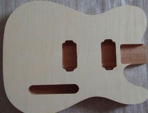 Cuerpo de guitarra resistente sin terminar, repuesto para piezas de estilo TL ► Foto 1/1