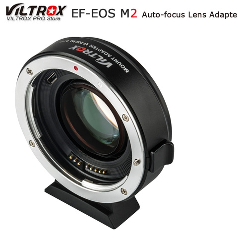 Viltrox-Adaptador de lente EF-EOS M2 AF, 0.71X EXIF de enfoque automático, para reducción de velocidad, Turbo, para Canon EF Lens a cámara EOS M5 M6 M50 ► Foto 1/5