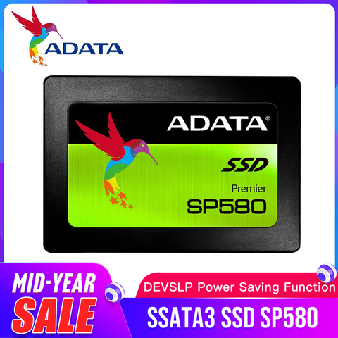 ADATA SP580 SSD 120GB 240GB 480GB SATA3 2,5 pulgadas interno de estado sólido disco duro SSD Notebook PC 120G portátil ► Foto 1/6