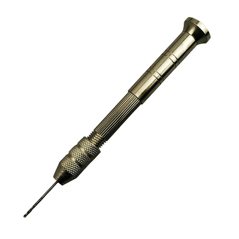 Mini taladro Manual de precisión, herramienta de joyería para tallado de madera de aluminio, Portabrocas de mano Manual de precisión, microbroca de sujeción de 0,3-2,5mm ► Foto 1/6