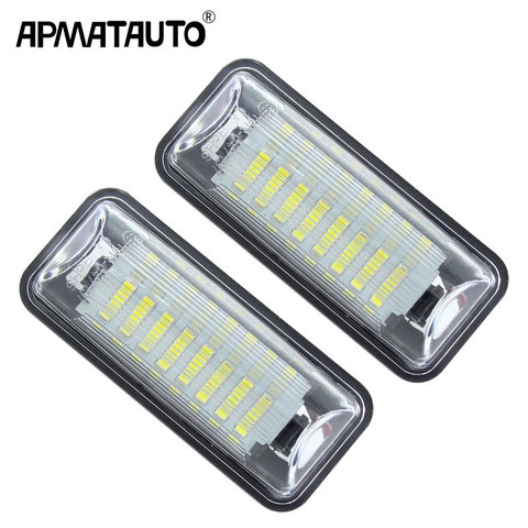 2 uds LED blanco luz de placa de matrícula de reemplazo para Subaru Impreza Forester legado BRZ WRX XV Crosstrek TOYOTA FT86 GT86 ► Foto 1/6