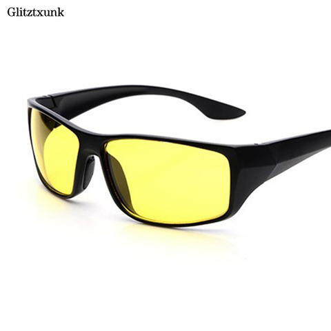Glitztxunk-gafas de sol deportivas para hombre y mujer, lentes de visión nocturna, adecuadas para conducir al aire libre, con protección UV400 ► Foto 1/6