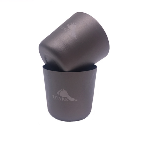 TOAKS-Mini taza de té ultraligera, 30ml, para acampar al aire libre, copa de vino de titanio, 2 uds./4 Uds. ► Foto 1/4