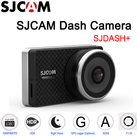 SJCAM-cámara para salpicadero SJDASH +, DVR, HD1080P, 60FPS, 3,0 