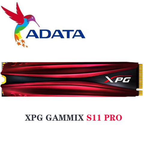 ADATA XPG-unidad de estado sólido para ordenador portátil, disco duro interno de escritorio, 2280G, 256G, GAMMIX S11 Pro PCIe Gen3x4 M.2 512 ► Foto 1/6