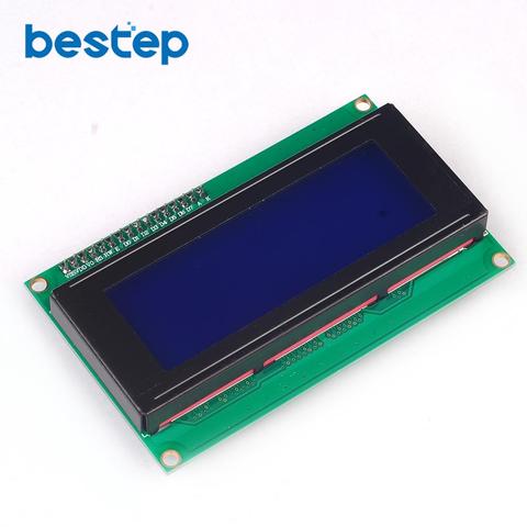 Módulo de Adaptador de interfaz Serial LCD2004 + I2C 2004, 20x4, 2004A, pantalla azul, HD44780, LCD /w IIC/I2C, 1 Uds. ► Foto 1/6