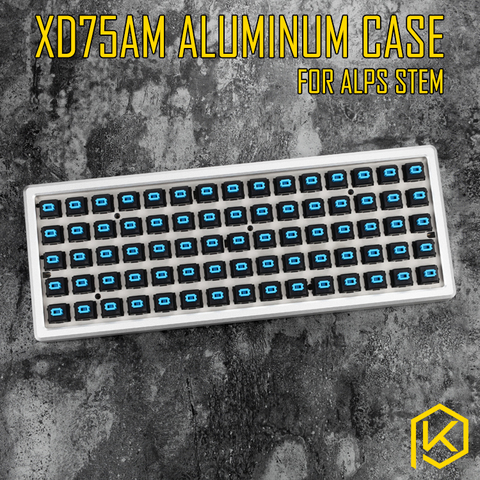 Funda de aluminio anodizado xd75 para alps matias xd75am 60%, panel acrílico personalizado, difusor gh60 xd64 xd60 60% ► Foto 1/6