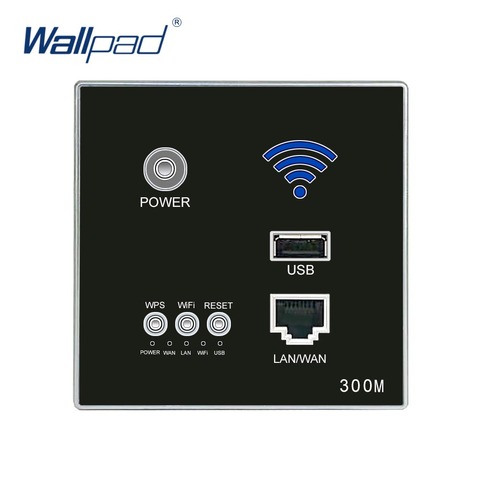 Enrutador de pared de 300M, Wifi, USB, toma de corriente inteligente wi-fi ► Foto 1/2