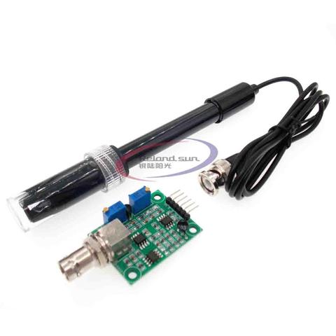 Sensor de detección de PH líquido, módulo de Control de monitoreo para sonda de electrodos Arduino BNC ► Foto 1/3