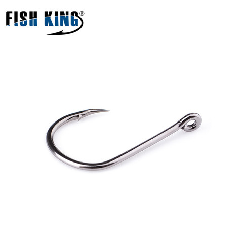 50 unids/lote Size1-Size10 ISEAMA anzuelo de pesca con púas gancho carpa de Anzol aparejos de pesca anzuelo ganchos Jig pesca ► Foto 1/6