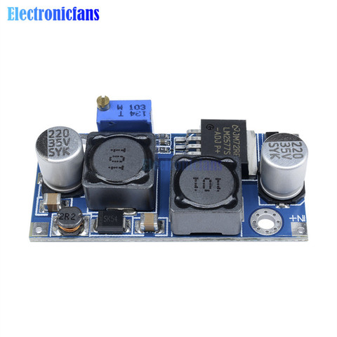 DC Auto paso a paso Boost Buck convertidor de voltaje para LM2577 3-35 V a 1,25-30 V de voltaje Solar fuente de alimentación para Arduino ► Foto 1/1