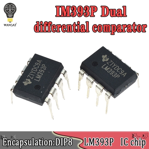 10 Uds. LM393P DIP8 LM393 DIP LM393N 393 DIP-8 nuevos y originales IC, comparadores duales de baja potencia ► Foto 1/6