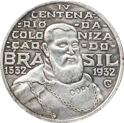 Copia de monedas de Brasil, 1932, 2000 ► Foto 1/2