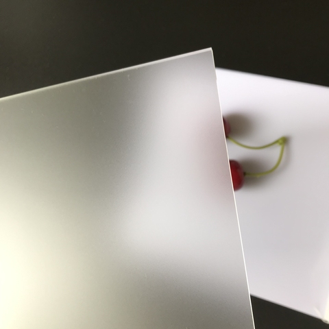 Panel pmma esmerilado de lámina de plástico acrílico transparente mate simple de 2mm para señales ► Foto 1/6