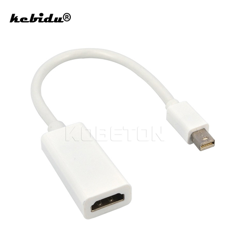 Kebidu de alta calidad Thunderbolt pantalla Mini DisplayPort Puerto DP a HDMI Cable adaptador para Apple Mac Macbook Pro aire todo venta ► Foto 1/6