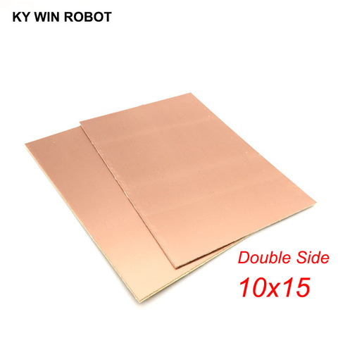 1 piezas FR4 PCB 10*15 cm doble lado revestido de cobre de la placa PCB DIY Kit de placa de circuito 10x15 cm 100x150x1,6mm ► Foto 1/6