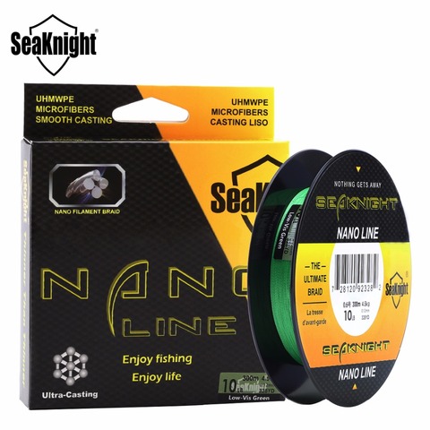 Seaknight NANO 300 m 4 líneas de pesca trenzadas línea de pesca multifilamento PE 4lb 6lb 8lb 10lb diámetro 0,07-0,12mm ► Foto 1/6