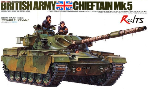 RealTS TAMIYA-tanque de jefe británico Mk.5, modelo a escala 1/35, modelos militares #35068 ► Foto 1/1