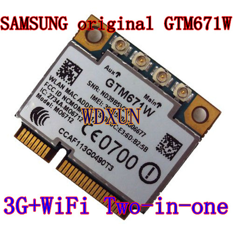 De alta velocidad de multi-modo módulo 3G opción GTM671 + WIFI + 3G módulo 14,4 M WCDMA HSUPA PCI-E ► Foto 1/3