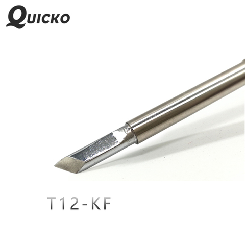 QUICKO-puntas de soldadura electrónica T12, herramientas de soldadura de punta de soldadura de hierro Serie K con forma de T12-KF, mango FX907/9501, estación T12 ► Foto 1/3