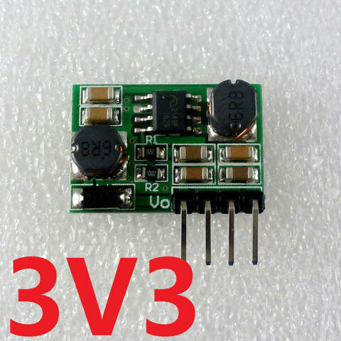 Módulo de fuente de alimentación de DC 0,9-6V a 3,3 V, módulo convertidor reductor de reducción automático, DD0603SA_3V3 ► Foto 1/6