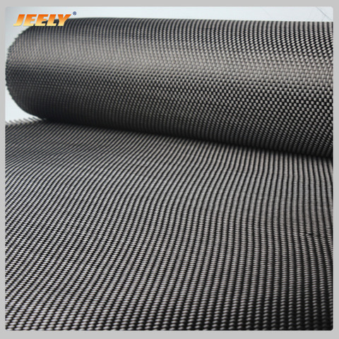 Tela de fibra de carbono 3 K, 6 k, 12k tela de carbono reforzada para construcción de spoiler de coche 1m * 0,5 m ► Foto 1/5