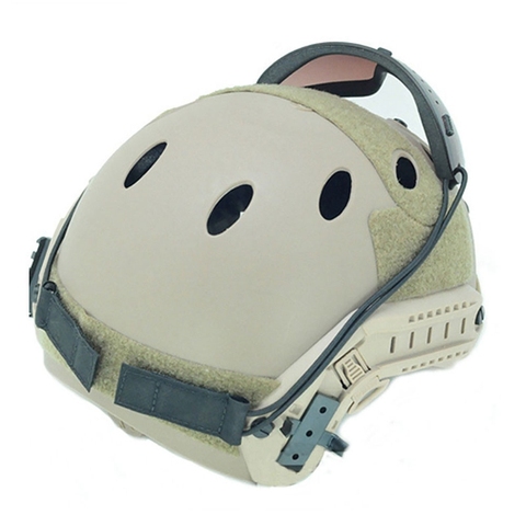 Adaptador de casco con gancho y bucle para casco rápido, accesorio de casco táctico de combate militar ► Foto 1/6