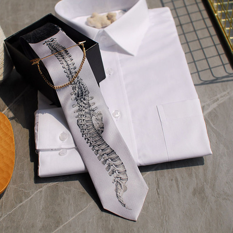 Corbata de la serie esqueleto para hombre, corbata de boda, estilo europeo occidental, envío gratis ► Foto 1/4
