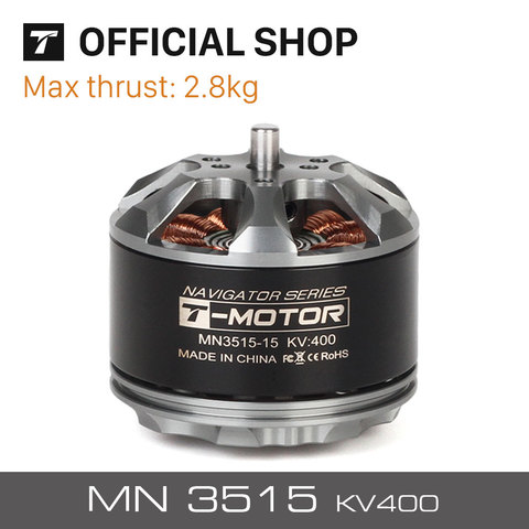 Motor T-motor eléctrico profesional outrunner motor sin escobillas MN3515 KV400 para multicóptero aviones barcos aviones helicóptero rotores ► Foto 1/1