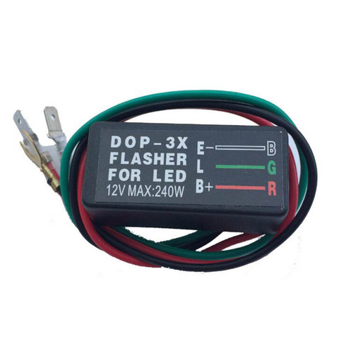 Intermitente de luz DOP-3X de 12V y 240W para coche y motocicleta, relé intermitente general con tres puntos de contacto ► Foto 1/3