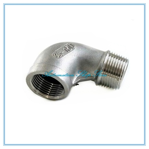 BSPT-accesorios de tubería roscada para agua, Gas y aceite, acero inoxidable SS304, 1/8 