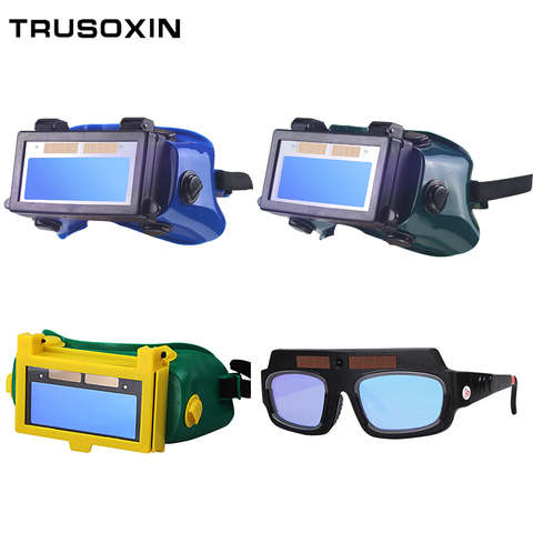 Mascarilla Solar automática para protección de los ojos, gafas protectoras para soldar cascos, parches y ojos ► Foto 1/6