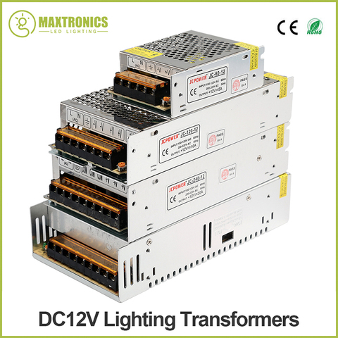 Transformadores de luz dc12v luces de alta calidad LED Driver para la tira del LED fuente de alimentación dc12v 1a 2a 5a 10a 15a 20a 25a 30a 33a 40a ► Foto 1/6