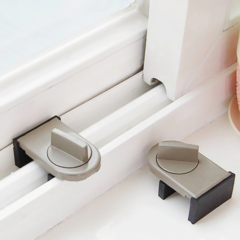 Sliding Sash Stopper Cabinet Locks Straps Doors Security Anti-theft lock Window Sliding Door Baby Kids Child Safety Doors Lock ► Foto 1/6