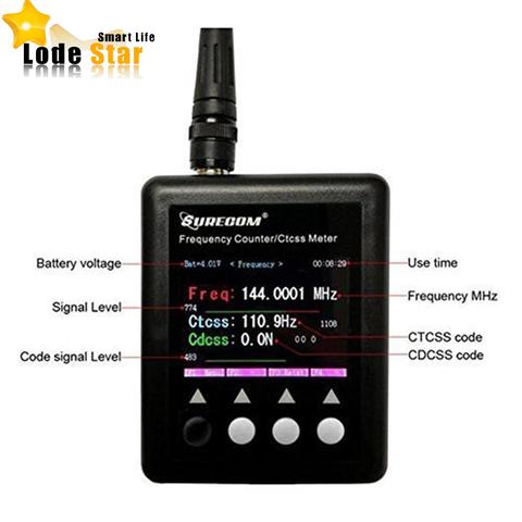 SURECOM-Medidor de frecuencia SF401 plus, contador de frecuencia de 27Mhz-3000Mhz, portátil, SF-401, CTCCSS/decodificador DCS ► Foto 1/6