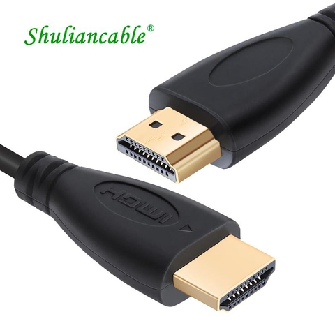 Shuliancable cable HDMI 1 m-20 m cables de vídeo 1,4 1080P 3D cable chapado en oro hdmi de alta velocidad para HD Xbox TV PS4 ordenador ► Foto 1/6